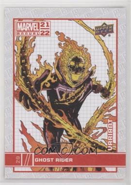 2021-22 Upper Deck Marvel Annual - [Base] - Canvas #29 - Ghost Rider