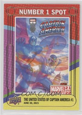 2021-22 Upper Deck Marvel Annual - Number 1 Spot #N1S-1 - The United States of Captain America (2021) #1