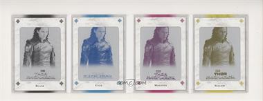 2021 Upper Deck Marvel Black Diamond - 2020 Exquisite Collection - Printing Plate Booklets #46 - Tom Hiddleston as Loki /1