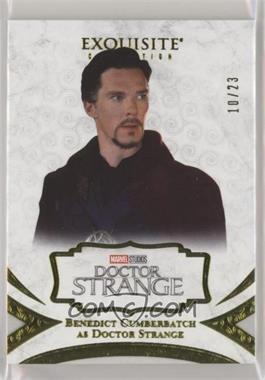 2021 Upper Deck Marvel Black Diamond - 2020 Exquisite Collection - Yellow #3 - Benedict Cumberbatch as Doctor Strange /23