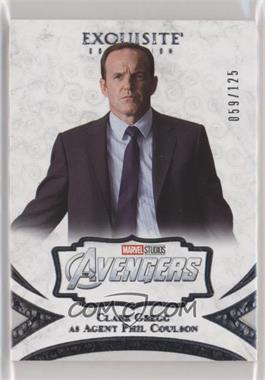 2021 Upper Deck Marvel Black Diamond - 2020 Exquisite Collection #12 - Clark Gregg as Agent Phil Coulson /125
