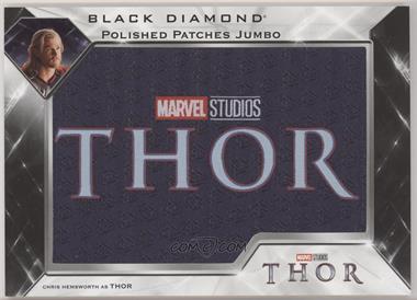 2021 Upper Deck Marvel Black Diamond - Polished Patches Jumbo Achievements #PPJ-2 - Thor