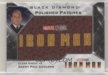 2021 Upper Deck Marvel Black Diamond - Polished Patches #PP-IM5 - Iron Man - Clark Gregg, Agent Phil Coulson /49