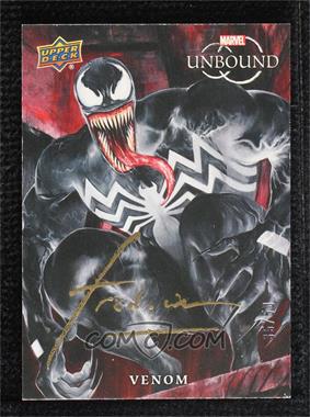 2021 Upper Deck Marvel Unbound - [Base] - Gold Autographs #49 - Venom /50
