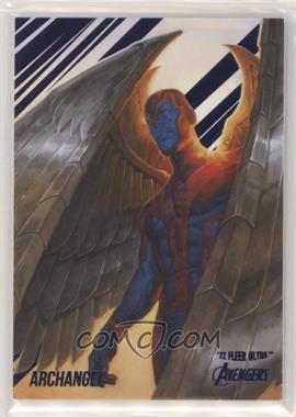 2022 Fleer Ultra Avengers - [Base] - Blue Foil #2 - Archangel /360