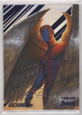 2022 Fleer Ultra Avengers - [Base] - Blue Foil #2 - Archangel /360