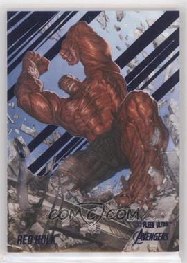 2022 Fleer Ultra Avengers - [Base] - Blue Foil #56 - Red Hulk /360