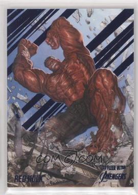 2022 Fleer Ultra Avengers - [Base] - Blue Foil #56 - Red Hulk /360