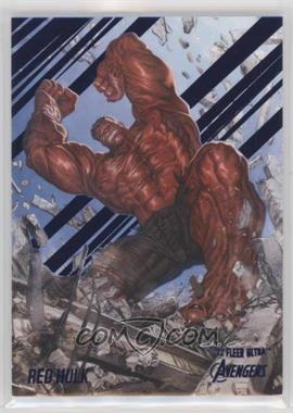 2022 Fleer Ultra Avengers - [Base] - Blue Foil #56 - Red Hulk /360