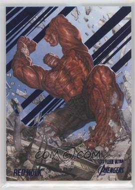 2022 Fleer Ultra Avengers - [Base] - Blue Foil #56 - Red Hulk /360