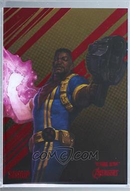 2022 Fleer Ultra Avengers - [Base] - Gold Rainbow Foil #5 - Bishop