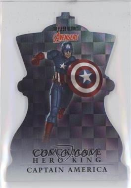 2022 Fleer Ultra Avengers - Checkmate #CP-32 - White King - Captain America