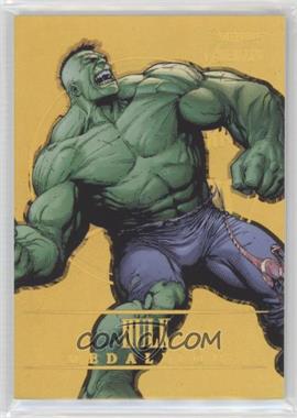 2022 Fleer Ultra Avengers - Medallions - Gold #M-19 - Hulk /200