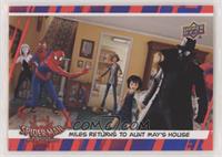 Miles Returns to Aunt May's House