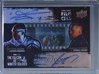 Anthony Mackie as Captain America, Georges St-Pierre as Batroc #/15