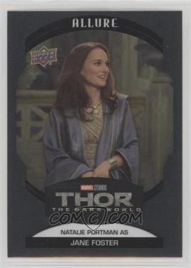 2022 Upper Deck Marvel Allure - [Base] - Black Rainbow #24 - Natalie Portman as Jane Foster