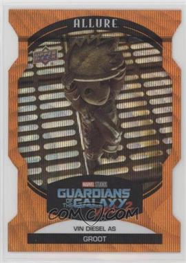 2022 Upper Deck Marvel Allure - [Base] - Orange Slice Die-Cut #57 - Vin Diesel as Groot