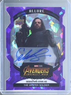 2022 Upper Deck Marvel Allure - [Base] - Purple Diamond Autographs #79 - Sebastian Stan as The Winter Soldier /10