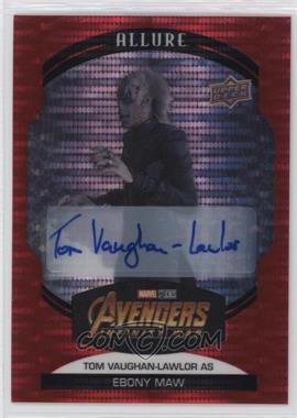 2022 Upper Deck Marvel Allure - [Base] - Red Auto #83 - Tom Vaughan-Lawlor as Ebony Maw