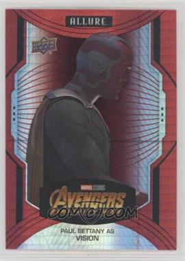 2022 Upper Deck Marvel Allure - [Base] - Red Prism #135 - High Series - Paul Bettany as Vision