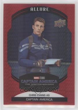 2022 Upper Deck Marvel Allure - [Base] - Red Prism #26 - Chris Evans as Captain America