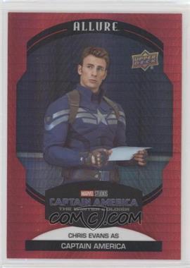 2022 Upper Deck Marvel Allure - [Base] - Red Prism #26 - Chris Evans as Captain America