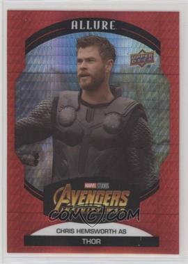 2022 Upper Deck Marvel Allure - [Base] - Red Prism #75 - Chris Hemsworth as Thor