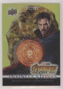 2022 Upper Deck Marvel Allure - Infinity Stones - Gold Mind Stone #IS-7 - Benedict Cumberbatch as Doctor Strange /99