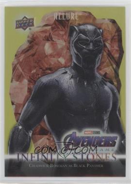 2022 Upper Deck Marvel Allure - Infinity Stones - Gold Reality Stone #IS-11 - Chadwick Boseman as Black Panther /99