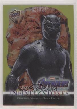 2022 Upper Deck Marvel Allure - Infinity Stones - Gold Soul Stone #IS-11 - Chadwick Boseman as Black Panther /99