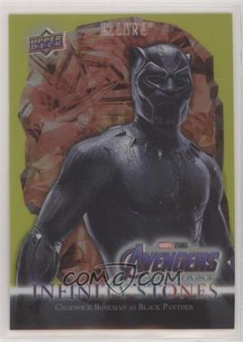 2022 Upper Deck Marvel Allure - Infinity Stones - Gold Soul Stone #IS-11 - Chadwick Boseman as Black Panther /99