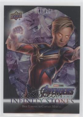 2022 Upper Deck Marvel Allure - Infinity Stones - Power Stone #IS-20 - Brie Larson as Captain Marvel /299