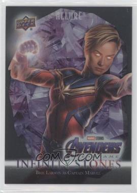 2022 Upper Deck Marvel Allure - Infinity Stones - Power Stone #IS-20 - Brie Larson as Captain Marvel /299