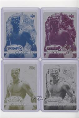 2022 Upper Deck Marvel Allure - Infinity Stones - Printing Plate Set Time Stone Achievement #IS-11 - Chadwick Boseman as Black Panther /1