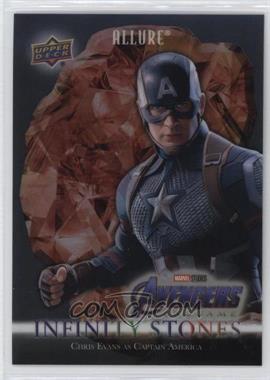 2022 Upper Deck Marvel Allure - Infinity Stones - Reality Stone #IS-12 - Chris Evans as Captain America /299