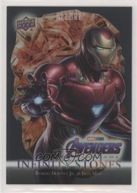 2022 Upper Deck Marvel Allure - Infinity Stones - Soul Stone #IS-1 - Robert Downey Jr. as Iron Man /299