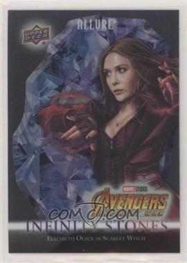 2022 Upper Deck Marvel Allure - Infinity Stones - Space Stone #IS-9 - Elizabeth Olsen as Scarlet Witch /299