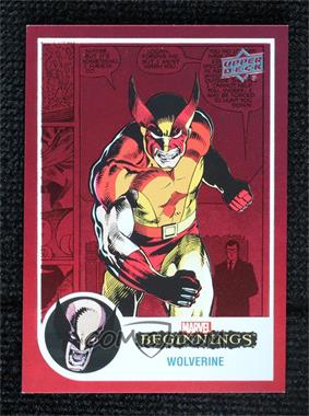 2022 Upper Deck Marvel Beginnings Vol. 2 Series 1 - Flipped FX - Red #FFX90 - Wolverine /41