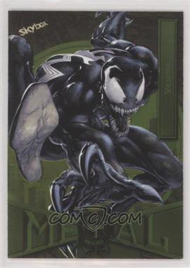 2022 Upper Deck Marvel Metal Universe Spider-Man - [Base] - Neon Green Light FX #93 - Venom