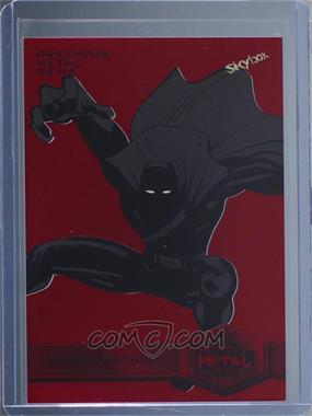 2022 Upper Deck Marvel Metal Universe Spider-Man - [Base] - Precious Metal Gems Red #111 - High Series - Black Panther /100