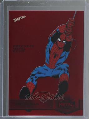 2022 Upper Deck Marvel Metal Universe Spider-Man - [Base] - Precious Metal Gems Red #164 - High Series - Spider-Man /100