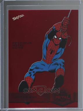 2022 Upper Deck Marvel Metal Universe Spider-Man - [Base] - Precious Metal Gems Red #164 - High Series - Spider-Man /100