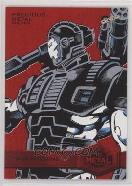 2022 Upper Deck Marvel Metal Universe Spider-Man - [Base] - Precious Metal Gems Red #196 - High Series - War Machine /100