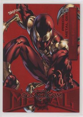 2022 Upper Deck Marvel Metal Universe Spider-Man - [Base] - Precious Metal Gems Red #37 - Iron Spider /100