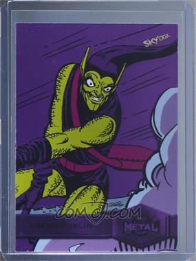 2022 Upper Deck Marvel Metal Universe Spider-Man - [Base] - Purple Light FX #129 - High Series - Green Goblin /1