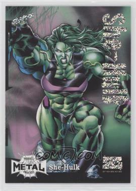 2022 Upper Deck Marvel Metal Universe Spider-Man - Z-Force - Rave #Z-36 - She-Hulk /100