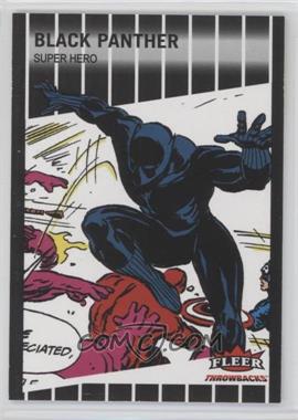 2023 Fleer Throwbacks '89 Marvel Edition - [Base] - Glossy Black #11 - Black Panther