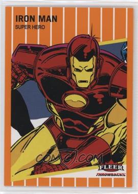 2023 Fleer Throwbacks '89 Marvel Edition - [Base] - Orange #8 - Iron Man /489