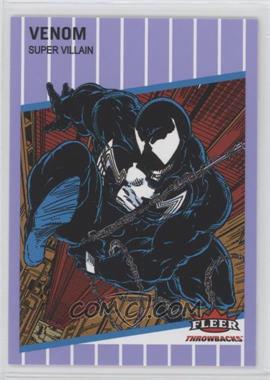2023 Fleer Throwbacks '89 Marvel Edition - [Base] - Purple #6 - Venom /5