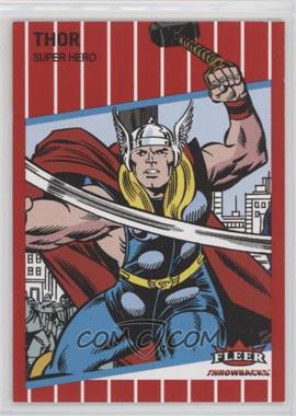 2023 Fleer Throwbacks '89 Marvel Edition - [Base] - Red #21 - Thor